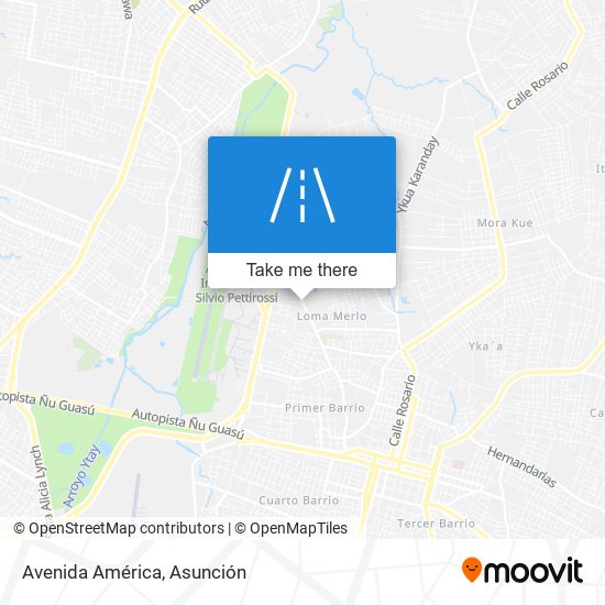 Avenida América map