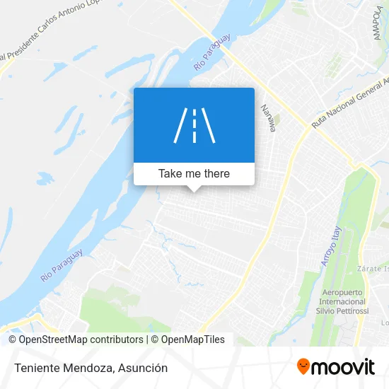 Mapa de Teniente Mendoza