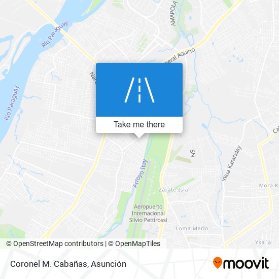 Mapa de Coronel M. Cabañas