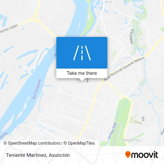 Mapa de Teniente Martinez