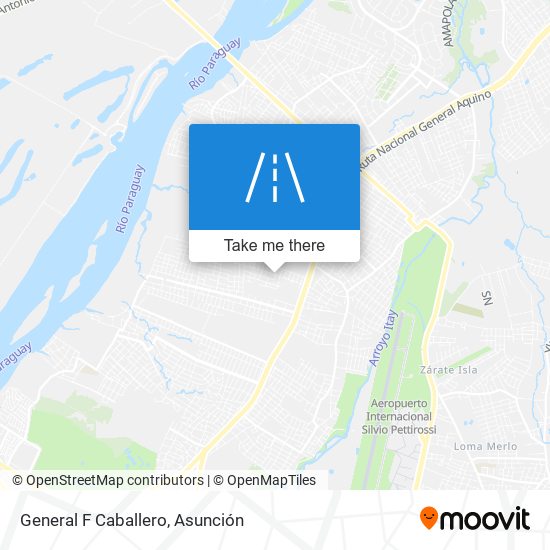 Mapa de General F Caballero