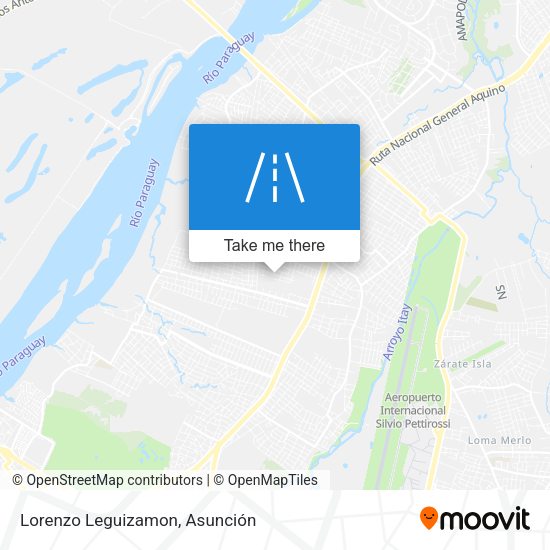 Mapa de Lorenzo Leguizamon