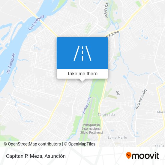 Mapa de Capitan P. Meza