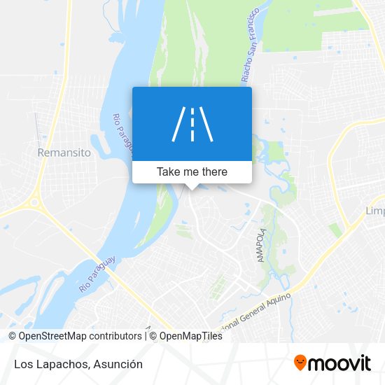 Mapa de Los Lapachos