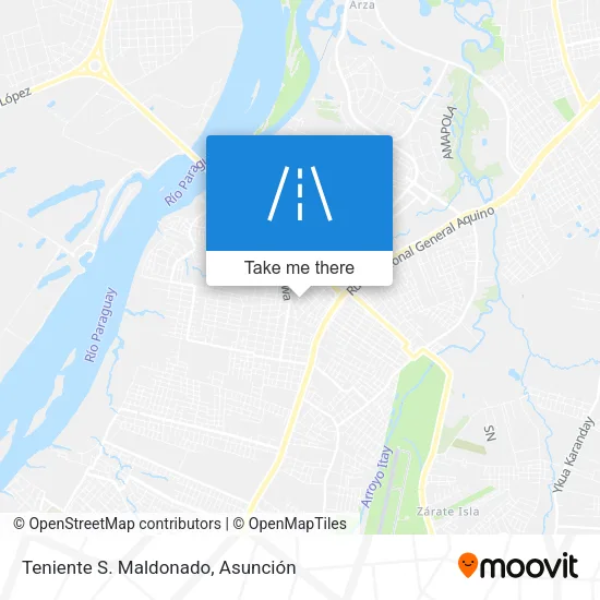 Mapa de Teniente S. Maldonado