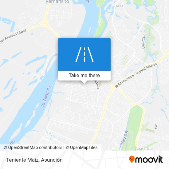 Mapa de Teniente Maiz