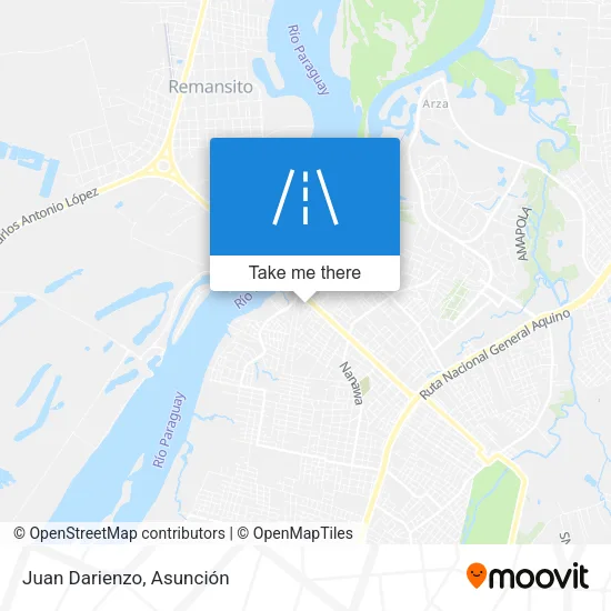 Mapa de Juan Darienzo