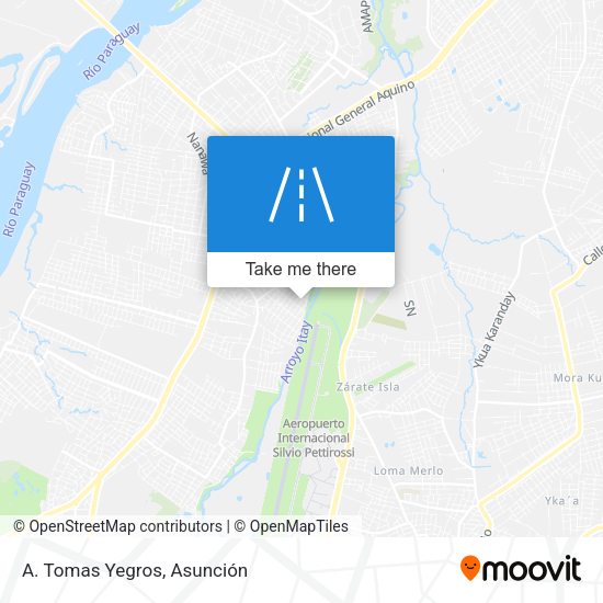 Mapa de A. Tomas Yegros