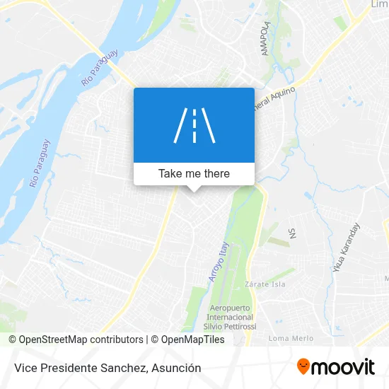 Mapa de Vice Presidente Sanchez