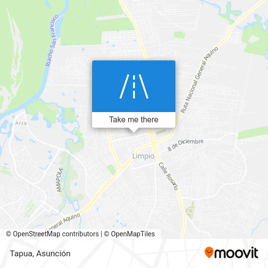 Mapa de Tapua