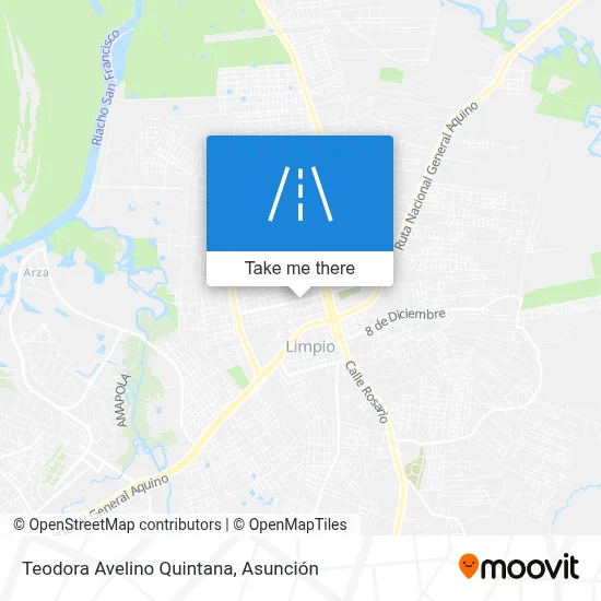 Mapa de Teodora Avelino Quintana