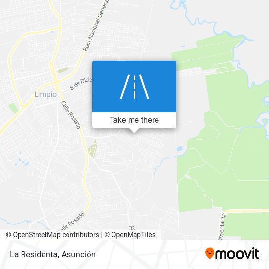 Mapa de La Residenta
