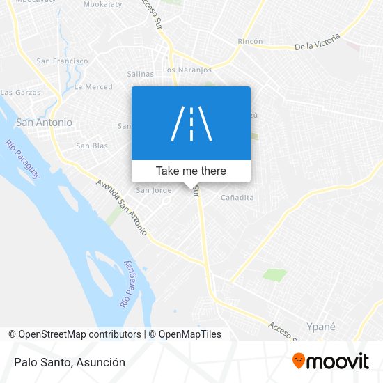 Mapa de Palo Santo