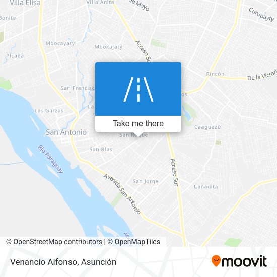 Mapa de Venancio Alfonso