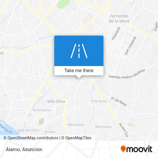 Mapa de Álamo