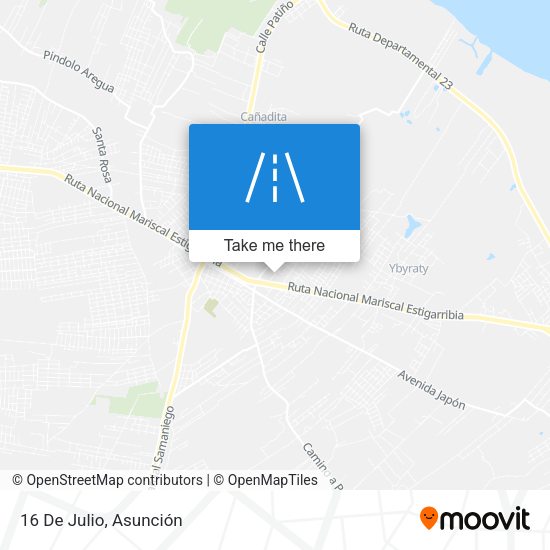 Mapa de 16 De Julio
