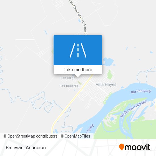Mapa de Ballivian