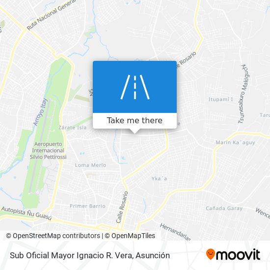 Mapa de Sub Oficial Mayor Ignacio R. Vera