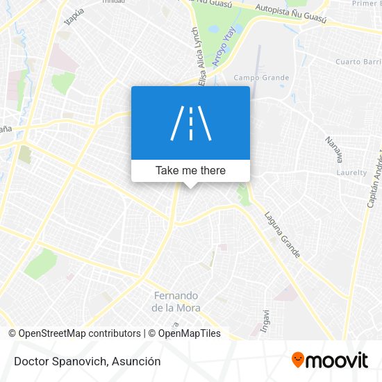 Mapa de Doctor Spanovich