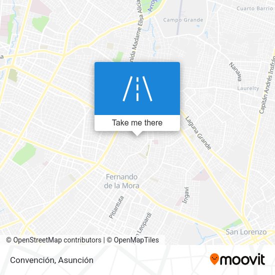 Mapa de Convención