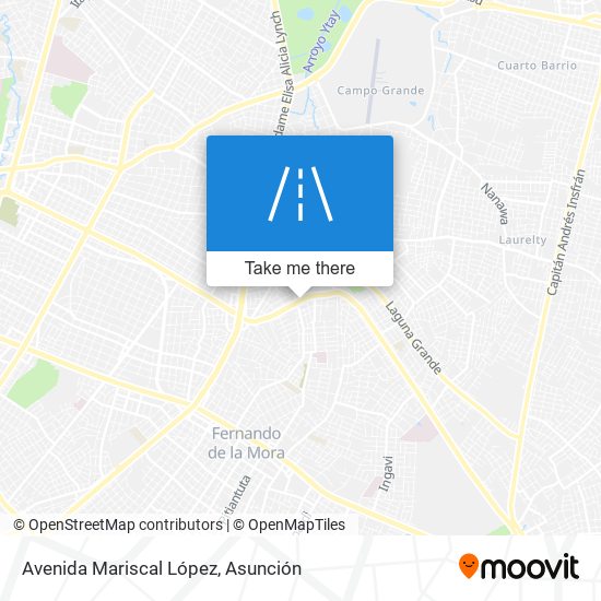 Avenida Mariscal López map