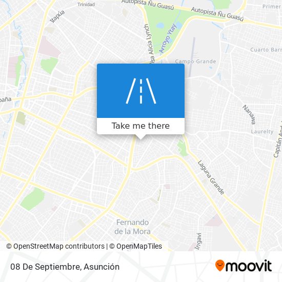 Mapa de 08 De Septiembre