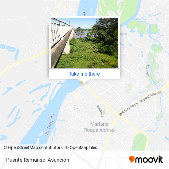 Mapa de Puente Remanso