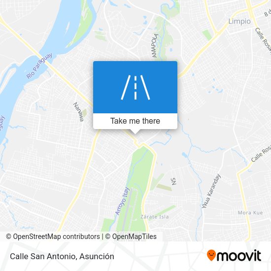 Mapa de Calle San Antonio