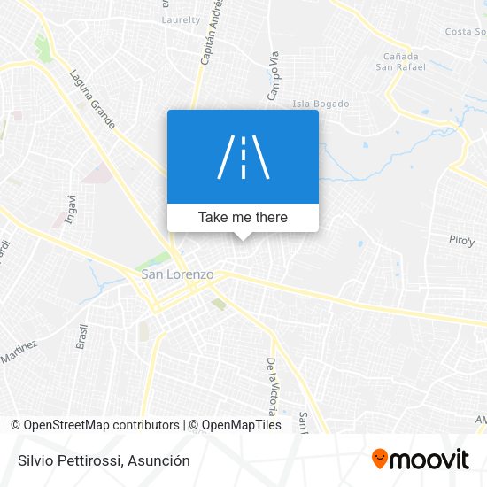 Mapa de Silvio Pettirossi