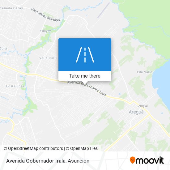 Avenida Gobernador Irala map