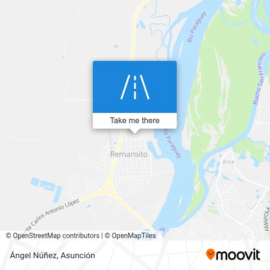 Mapa de Ángel Núñez