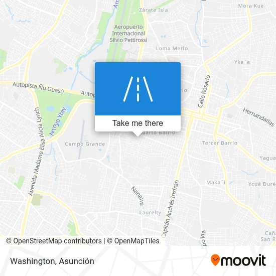 Mapa de Washington