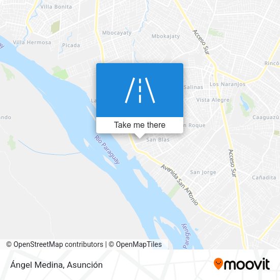 Mapa de Ángel Medina