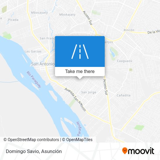 Mapa de Domingo Savio