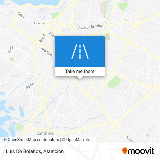 Mapa de Luis De Bolaños