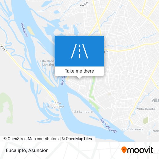 Mapa de Eucalipto