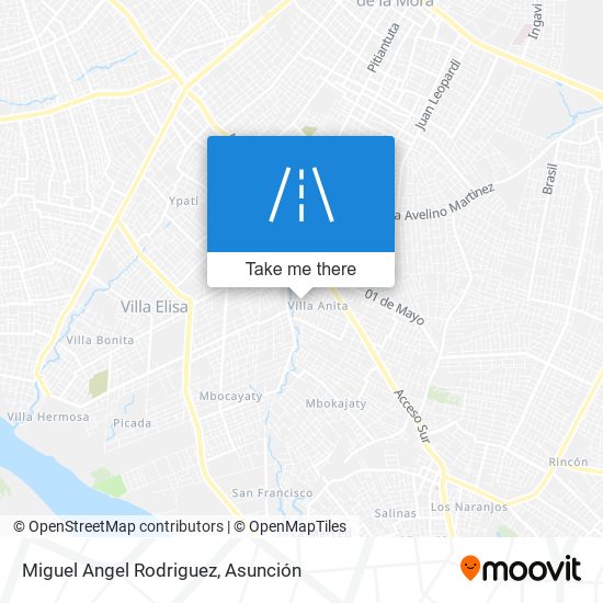 Miguel Angel Rodriguez map