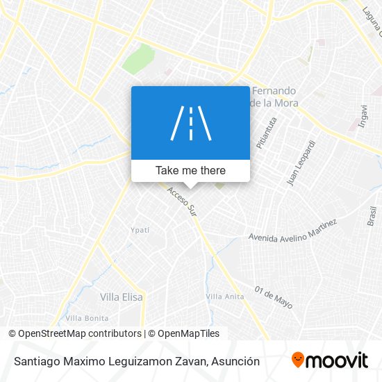 Mapa de Santiago Maximo Leguizamon Zavan