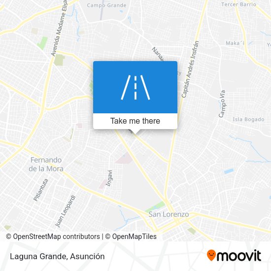 Mapa de Laguna Grande