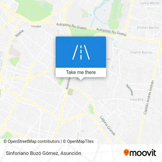 Sinforiano Buzó Gómez map