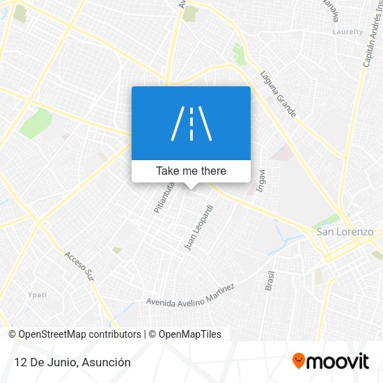 Mapa de 12 De Junio
