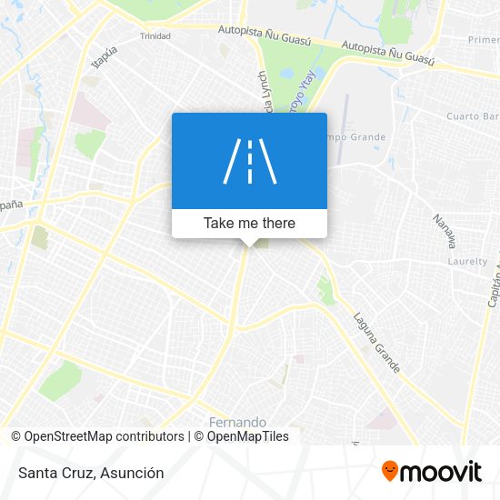 Mapa de Santa Cruz