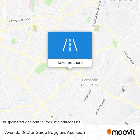 Avenida Doctor Guido Boggiani map