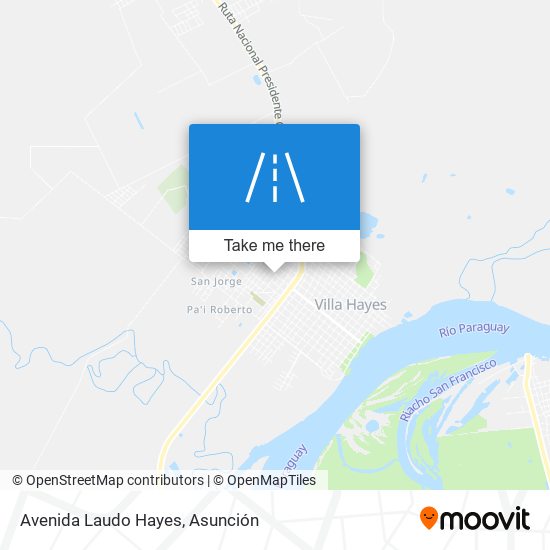 Avenida Laudo Hayes map