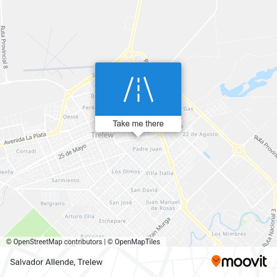 Mapa de Salvador Allende