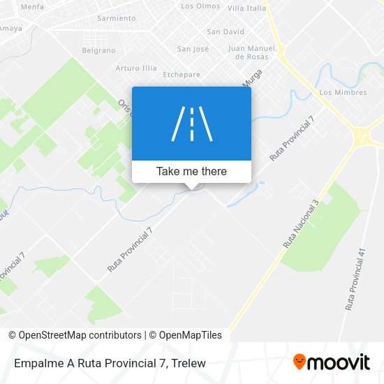Empalme A Ruta Provincial 7 map