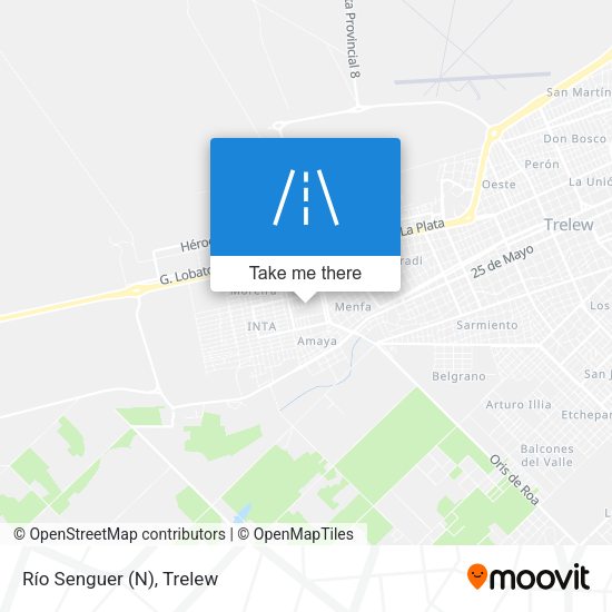 Mapa de Río Senguer (N)
