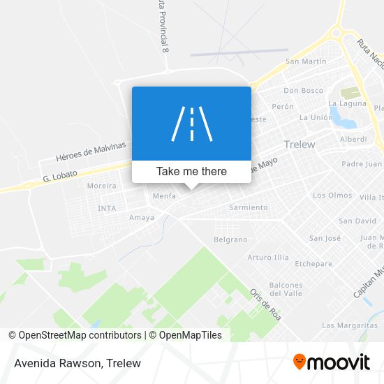 Mapa de Avenida Rawson