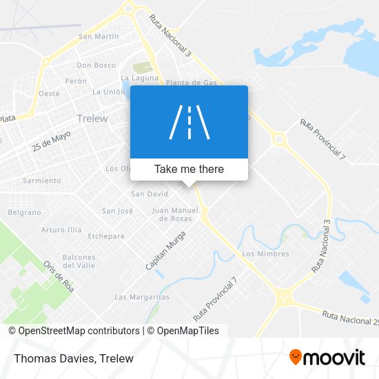 Mapa de Thomas Davies