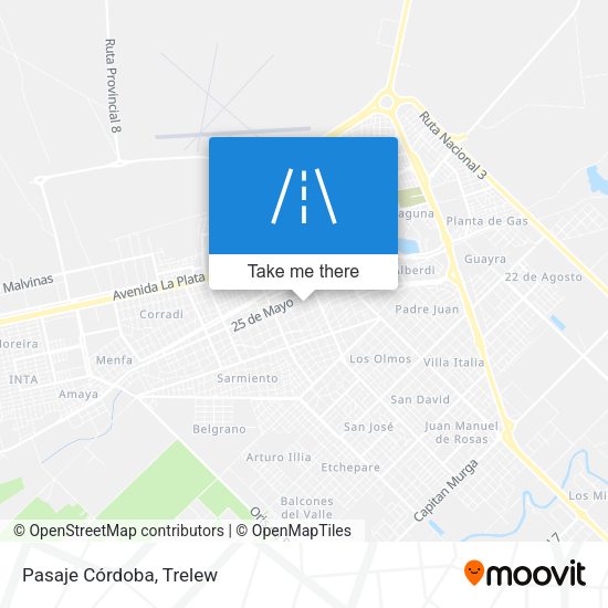 Mapa de Pasaje Córdoba
